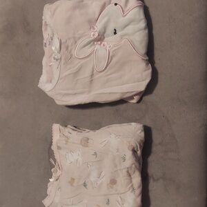 Milkberry Bamboo Pink Bunny Kids Pajama Set X2